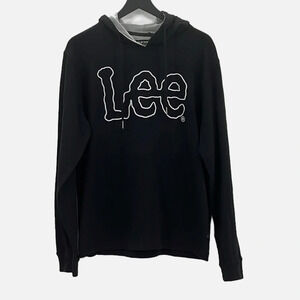 Lee Graphic Hoodie in Black - Size Medium